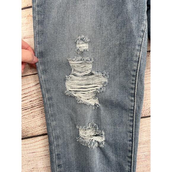 Levi's‎ 724 Distressed High Rise Straight Jeans Women's Size 29 Blue Medium Wash - Picture 5 of 14